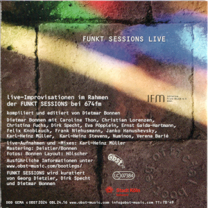 CD-cover (rear): FUNKT SESSIONS LIVE