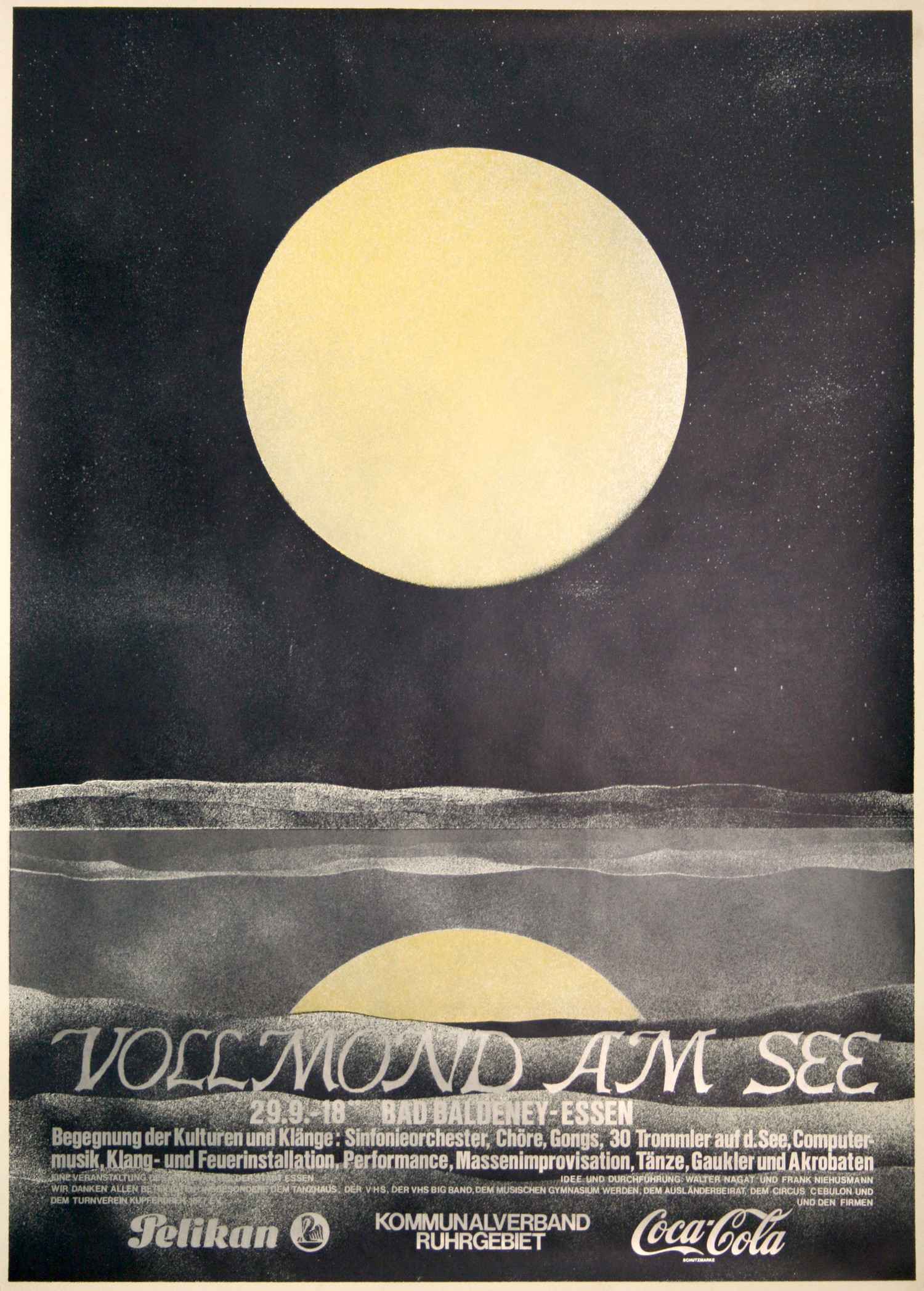 Vollmond am See, Plakat
